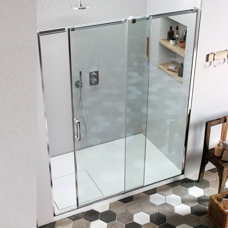 Mampara bañera con puerta plegable SV-SI Vismaravetro