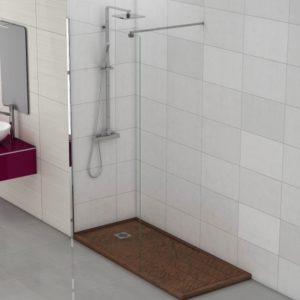 Fijo de ducha de cristal en oferta para platos de ducha