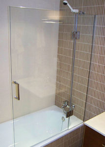 Mampara de bañera 1 hoja con segmento fijo KR/PF400