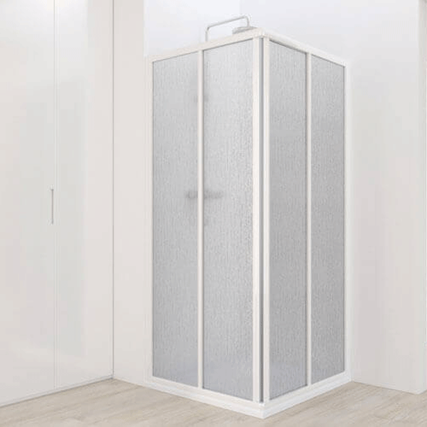 Mampara de ducha en esquina de puertas correderas SV/ADD100