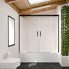 Mampara de bañera Duscholux Gravity ONE de 2 fijos + 2 puertas correderas