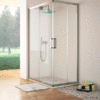 Mampara de ducha Kassandra Serie 300 TR 105 de esquina transparente