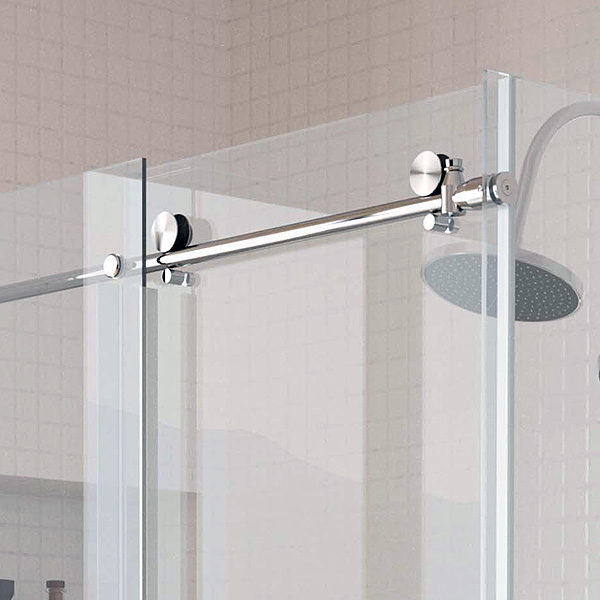 Accesorios para mamparas de ducha correderas de acero y plexiglás.