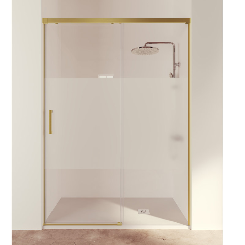 Mampara de ducha de 1 puerta corredera y 1 Fijo KR/FDC800