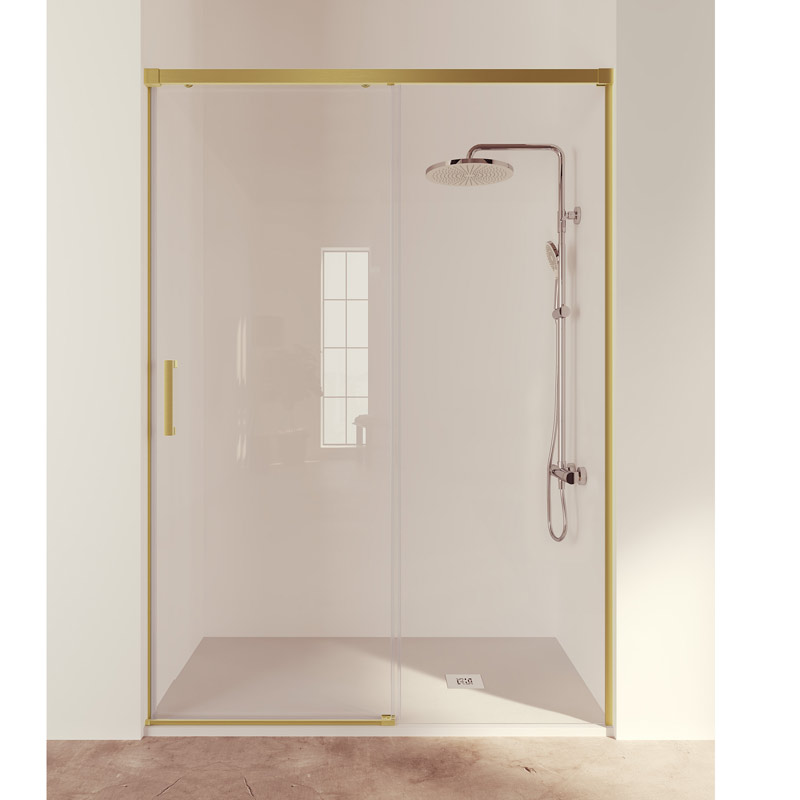 Mampara de ducha de 1 puerta corredera y 1 Fijo KR/FDC800