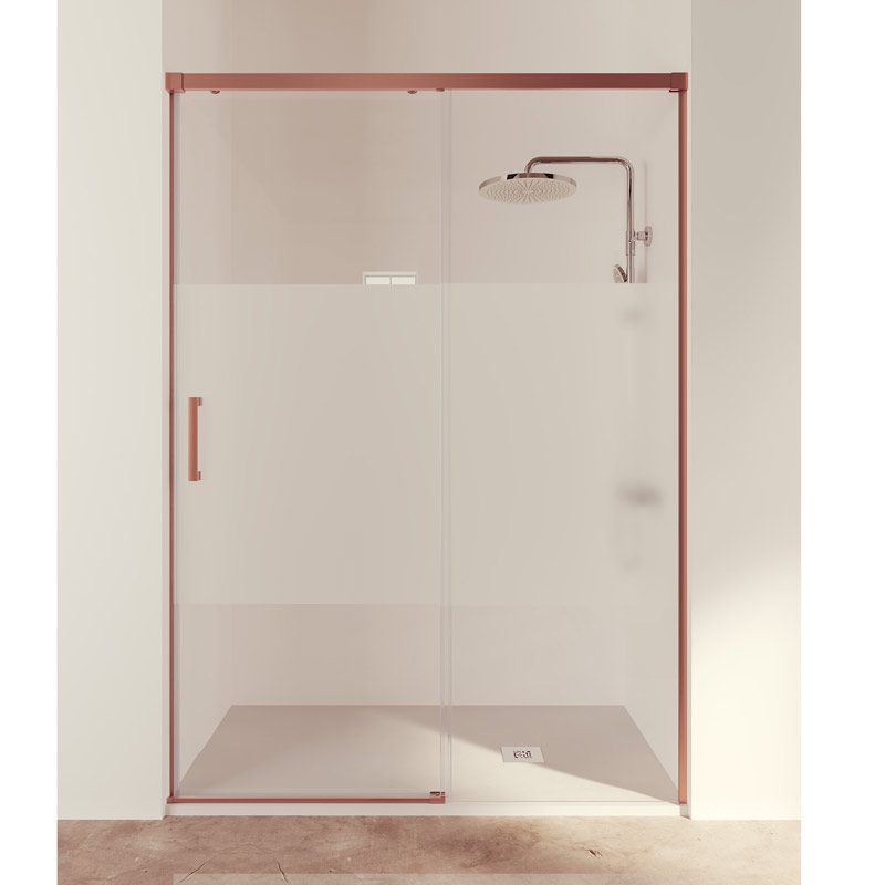Mampara de ducha de 1 puerta corredera y 1 Fijo KR/FDC800