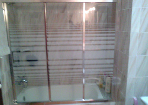 Mampara de bañera de puertas correderas KR/FC300