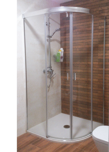 Mampara de ducha circular de puertas correderas AL/CDC400 photo review