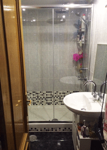 Mampara de ducha de 1 puerta corredera y 1 Fijo KASSANDRA BELLA BL 607 + BL 602 photo review