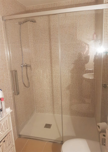 Mampara de ducha de 1 puerta corredera y 1 Fijo PROFILTEK Hit HI-210 photo review