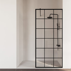 Torvisco Rimini Urban Grid Negro cristal cuarterones