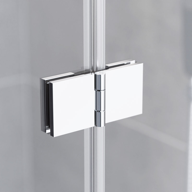 Mampara de ducha de puertas plegables DUSCHOLUX D2 Swing 2 puertas plegables 4 D2 DETALLE BISAGRA para mampara de ducha
