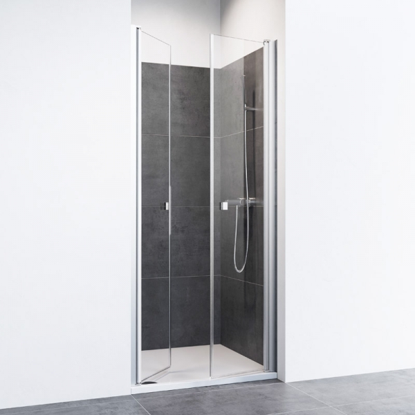 Mampara de ducha de 2 puertas batientes DUSCHOLUX D2 Swing 2 puertas abatibles 1 Mampara de ducha de 2 puertas batientes DUSCHOLUX D2 Swing 2 puertas abatibles