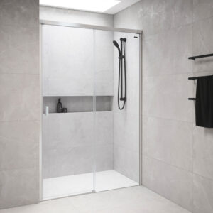 Mampara de ducha de 1 puerta corredera y 1 Fijo DUSCHOLUX D1 Mode Ducha 1 Fijo / 1 Corredera