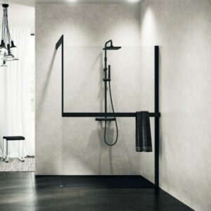 Kit FRAME A PARED TOALLERO PLATA BRILLO