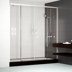 Mampara de ducha de 2 puertas correderas y 2 fijos DUSCHOLUX D3 Gredel 2 Fijos + 2 correderas