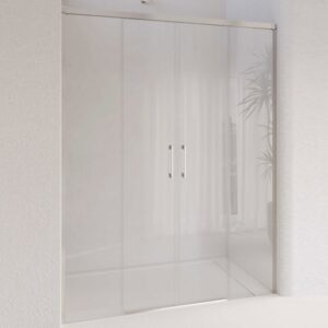 Mampara de ducha de 2 puertas correderas y 2 fijos DK/FDC540, modelo DK FDC540