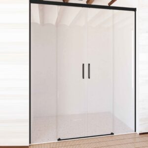 Mampara de ducha de 2 puertas correderas y 2 fijos DK/FDC640, modelo DK FDC640