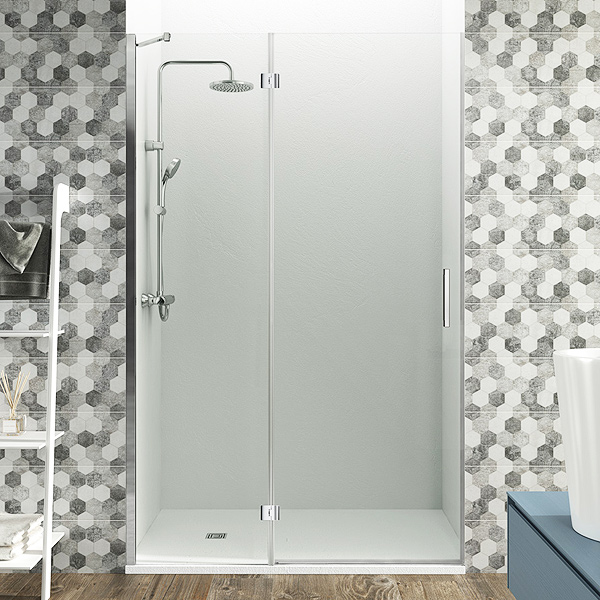 Mampara de ducha de 1 puerta batiente con segmento fijo GME Glass Fijo+Puerta Combi C 1 Mampara de ducha de 1 puerta batiente con segmento fijo GME Glass Fijo+Puerta Combi C