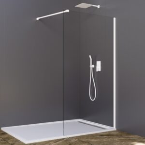 Mampara fija de ducha GME Screen White