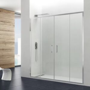 Mampara de ducha de 2 puertas correderas y 2 fijos GME Prestige Titan Spazio