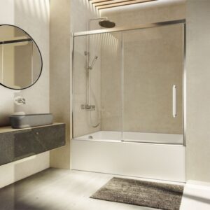 Mampara de bañera de puertas correderas PROFILTEK Hit HI-110