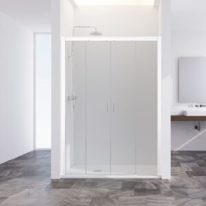 Mampara de ducha de 2 puertas correderas y 2 fijos PROFILTEK Summer SUM-325