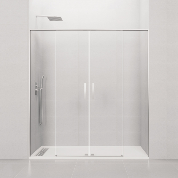 Mampara de ducha de 2 puertas correderas y 2 fijos GME Twenty Spazio 1 Mampara de ducha de 2 puertas correderas y 2 fijos GME Twenty Spazio