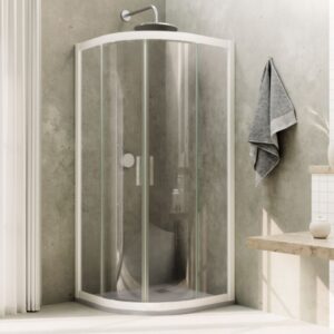 Mampara de ducha circular de puertas correderas PROFILTEK Wind WI-261