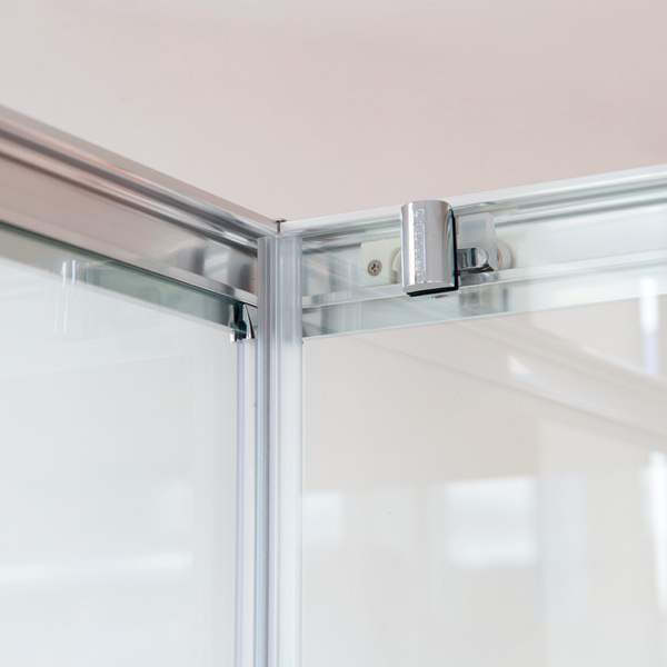 Mampara de ducha en esquina de puertas correderas PROFILTEK Wind WI-220 5 Calidad para mampara de ducha