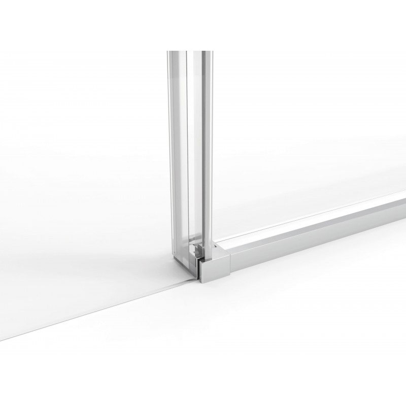 Mampara de ducha de 1 puerta corredera y 1 Fijo GME Twenty 7 GME Twenty: Guiador desmontable