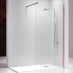 Mampara fija de ducha KASSANDRA Fresh FR 303 Oro Rosa