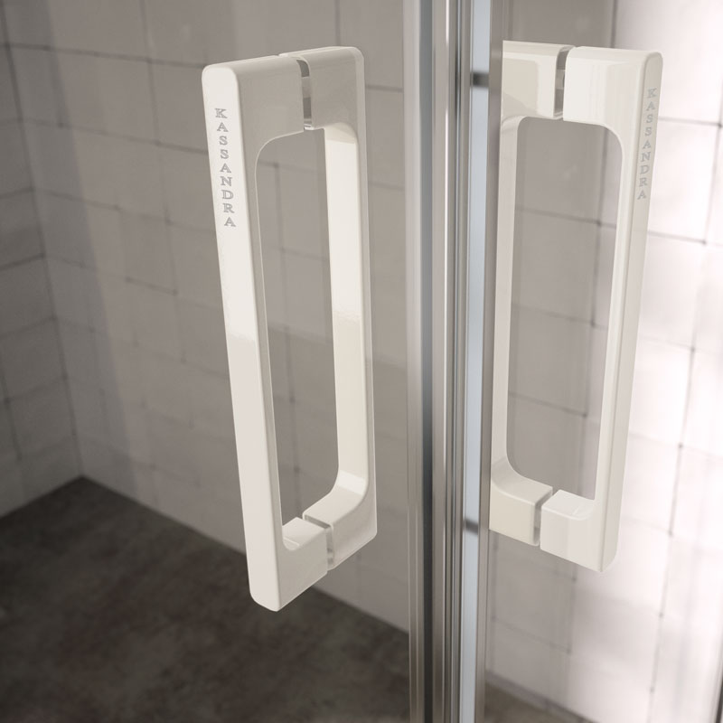 Mampara de ducha de 2 puertas correderas y 2 fijos KASSANDRA Glase GS 100 6 Precio para mampara de ducha