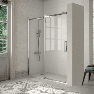 Mampara de ducha de 1 puerta corredera y 1 Fijo KASSANDRA Liberty LI 102