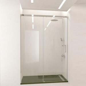 Mampara de ducha de 1 puerta corredera y 1 Fijo KR/FDC800, modelo KR FDC800