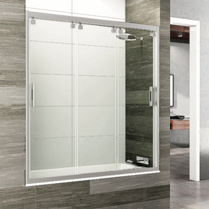 Mampara de ba&ntilde;era de puertas correderas JV/FC490, modelo JV FC490
