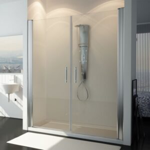 Mampara de ducha de 2 puertas batientes LT/FDS300, modelo LT FDS300
