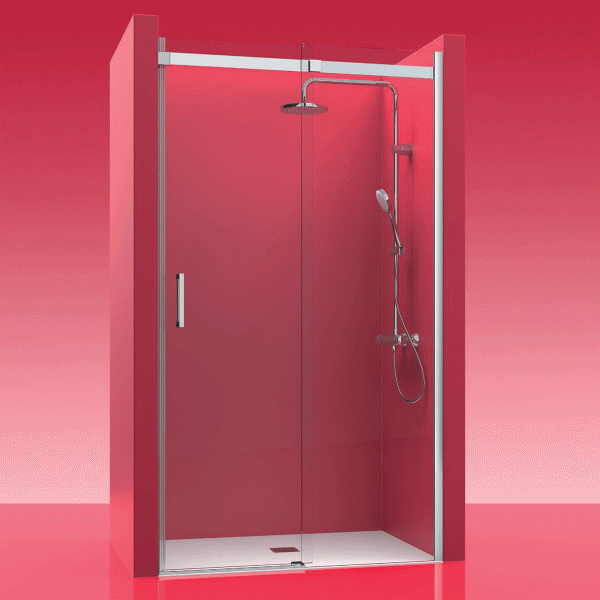 Mampara de ducha de 1 puerta corredera y 1 Fijo PR/FDC500 1 Mampara de ducha de 1 puerta corredera y 1 Fijo PR/FDC500, modelo PR FDC500