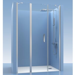 Mampara de ducha de 1 puerta batiente con segmento fijo CT/FDB530, modelo CT FDB530