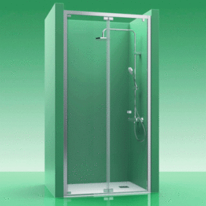 Mampara de ducha de puertas plegables CT/FDP400, modelo CT FDP400