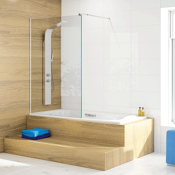 Mampara Fija de bañera KASSANDRA TR153 1 Mampara Fija de bañera KASSANDRA TR153