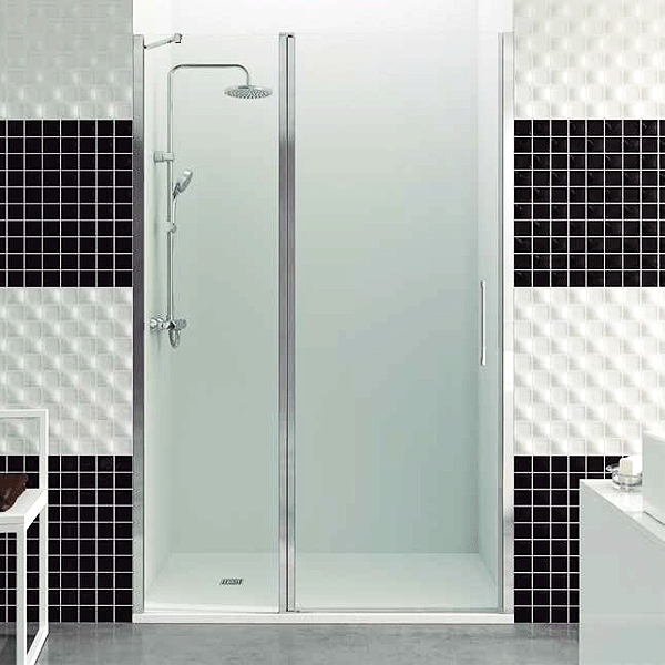 Mampara de ducha de 1 puerta batiente con segmento fijo GME Open Combi D 1 Mampara de ducha de 1 puerta batiente con segmento fijo GME Open Combi D
