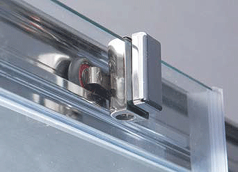 Mampara de ducha de 1 puerta corredera y 1 Fijo PR/FDC401 4 Mampara ruedas superiores para mampara de ducha