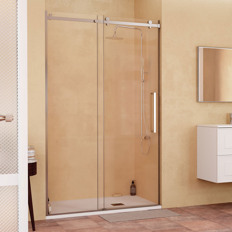 Mampara de ducha de 1 puerta corredera y 1 Fijo TORVISCO Blois 5 Mampara de ducha de 1 puerta corredera y 1 Fijo TORVISCO Blois