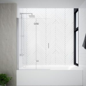 Mampara de bañera de hojas plegables MR/PL700, modelo MR PL700
