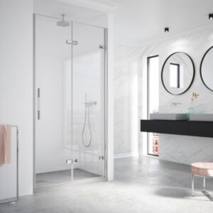 Mampara de ducha de puertas plegables MK/FDP900, modelo MK FDP900