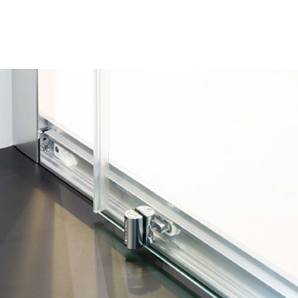 Mampara de ducha de 1 puerta corredera y 1 Fijo PROFILTEK Spring SPG-310 4 Detalles para mampara de ducha