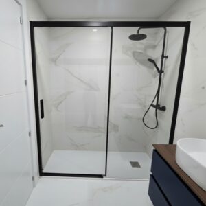 Mampara de ducha de 1 puerta corredera y 1 Fijo VR/FDC500, modelo VR FDC500