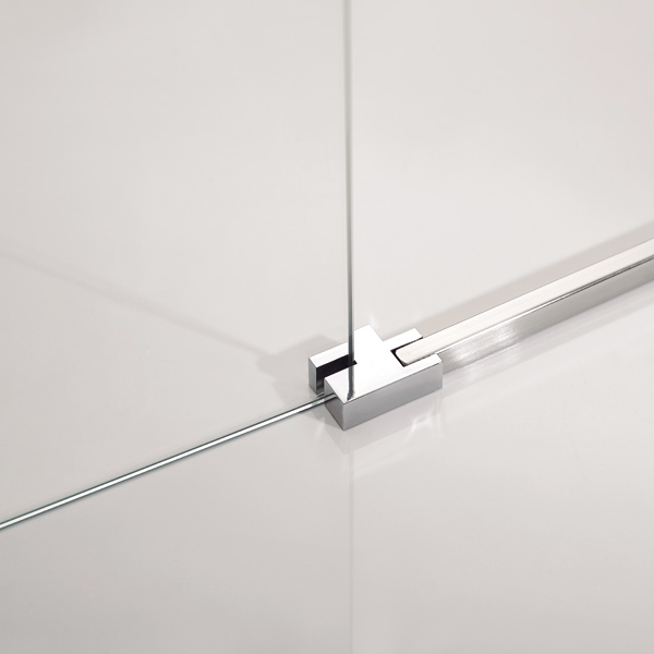 Mampara de ducha de 1 puerta batiente con segmento fijo GME Glass Fijo+Puerta Combi D 3 GME Glass Fijo+Puerta Combi D: PERFIL INFERIOR