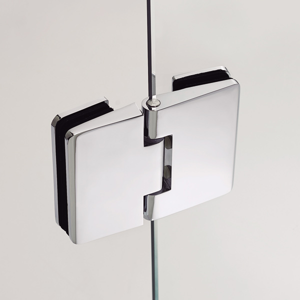 Mampara de ducha de 1 puerta batiente con segmento fijo GME Glass Fijo+Puerta Combi D 2 GME Glass Fijo+Puerta Combi D: BISAGRA